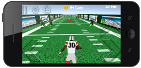 Rushing Yards 3D iPhone View